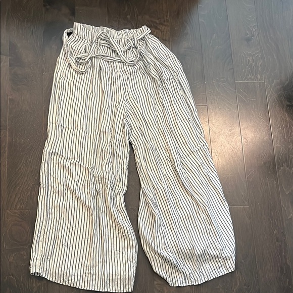 American Eagle Striped Wide Leg Pants S - Picture 3 of 5